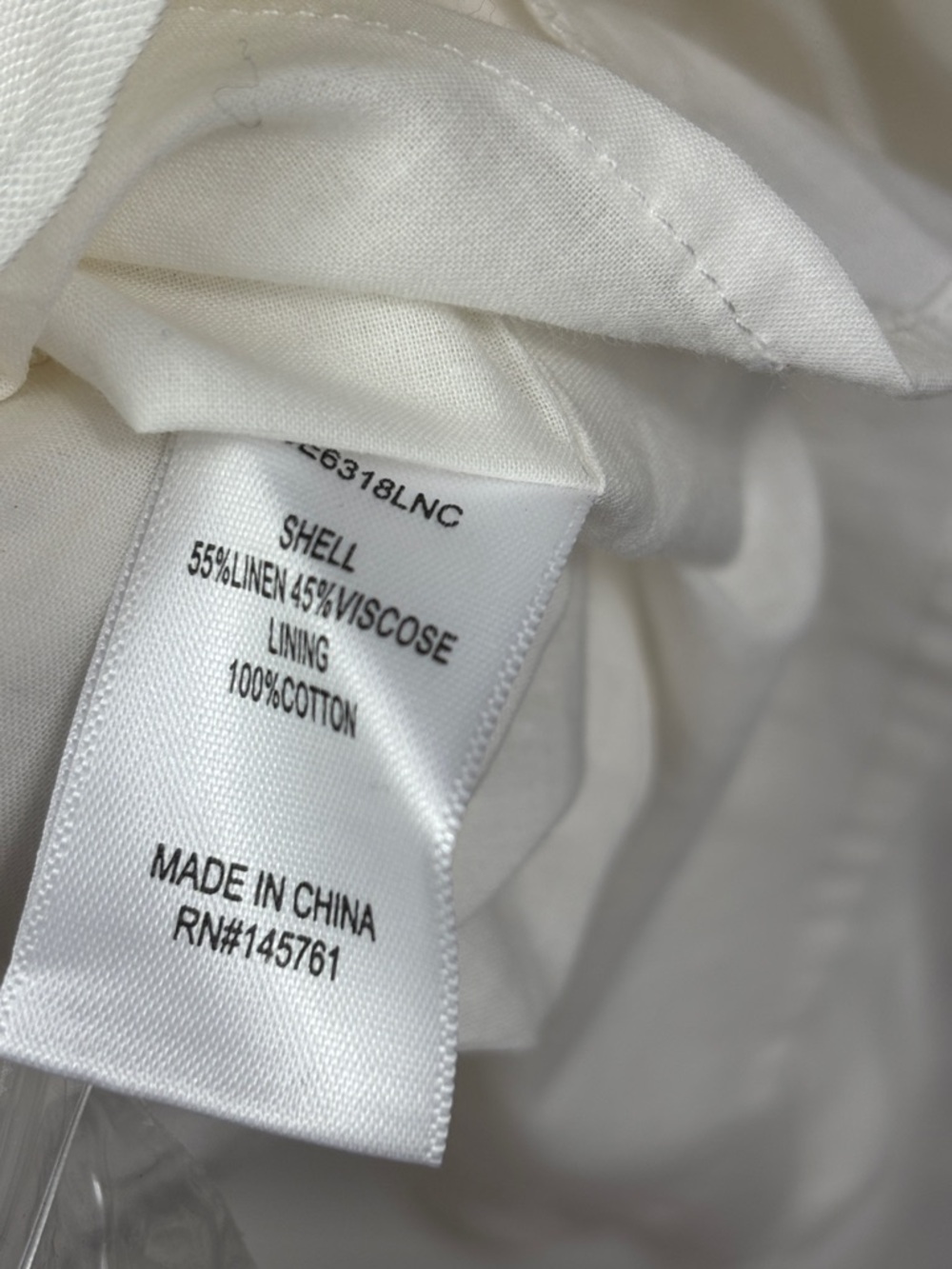 Parker Ivory‎ Cream Button-Front Dress with Puff Sleeves. Size 8 - Picture 9 of 12
